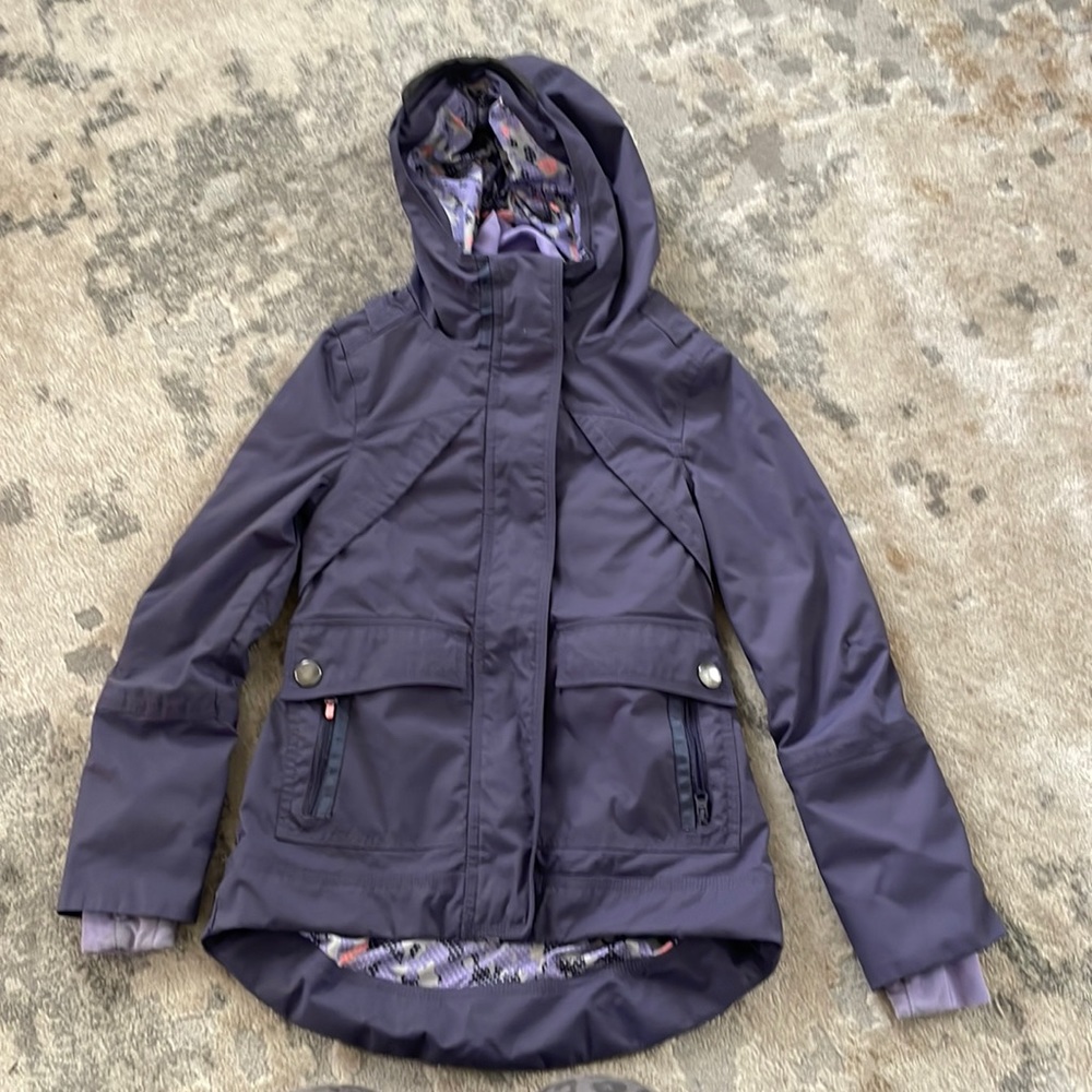 Ivivva girls waterproof jacket